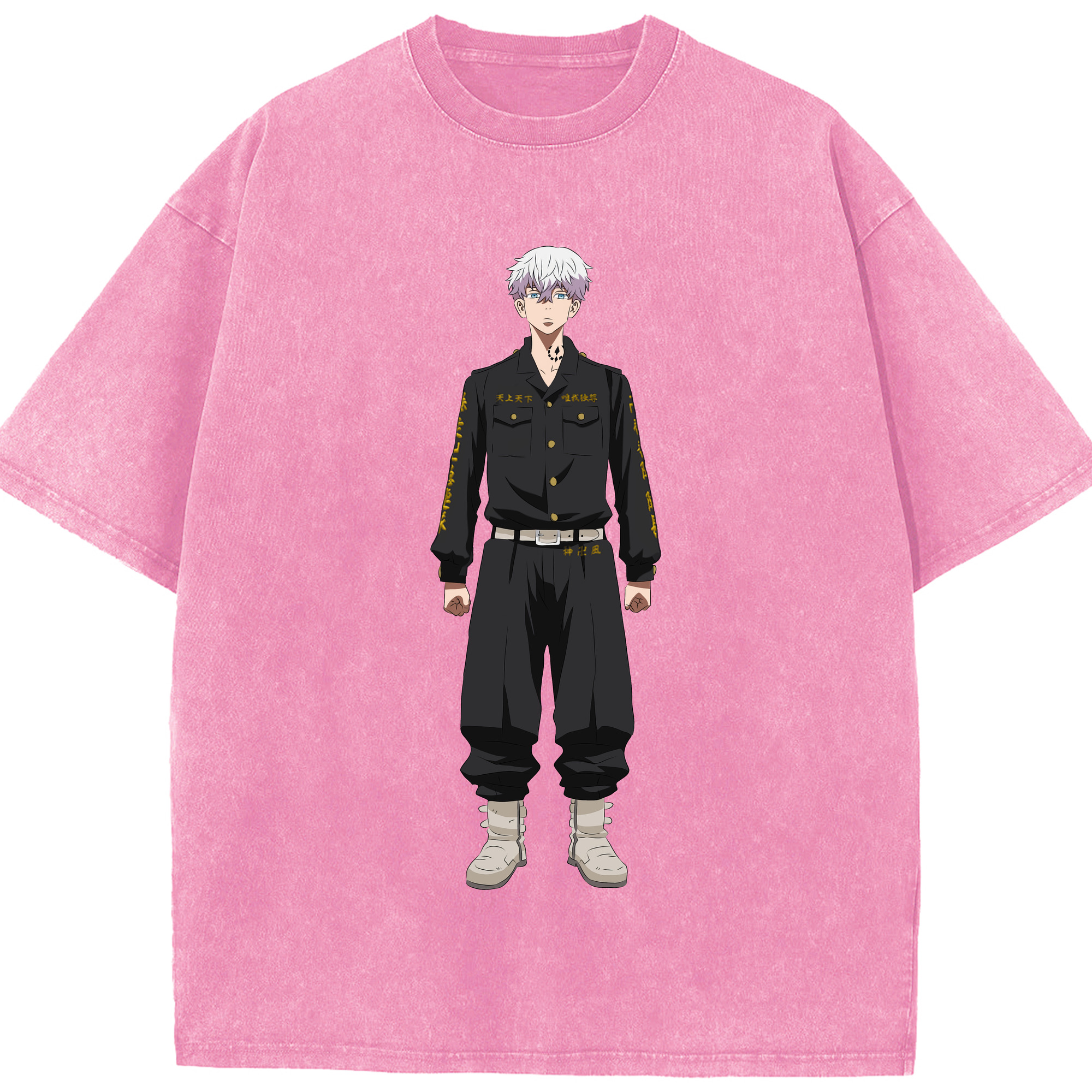 （画像用） 東京リベンジャーズ Tokyo Revengers 綿100% ヴィンテージ風 半袖Tシャツ（フロントプリント）